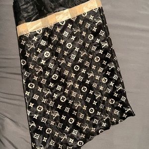 LV satin scarf